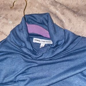 Denim colored Express turtleneck